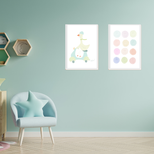Pastel Smiles Print