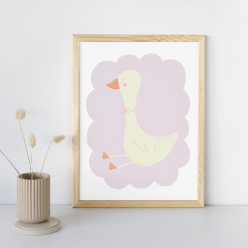Lavender Scallop Goose