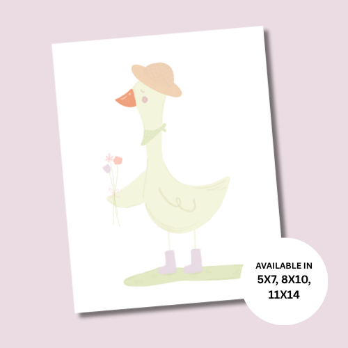 Gardener Goose Print