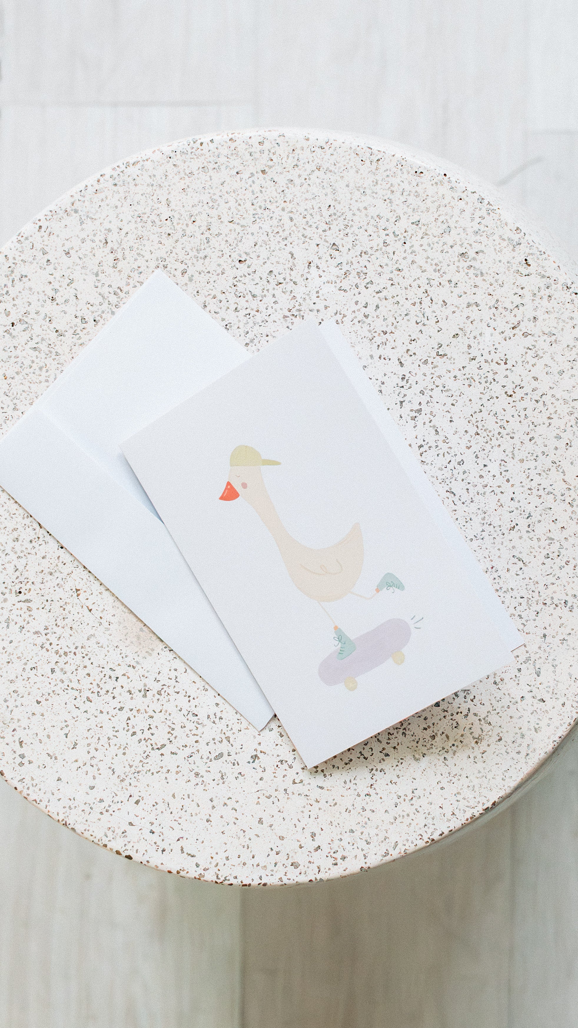 Skater Goose Card