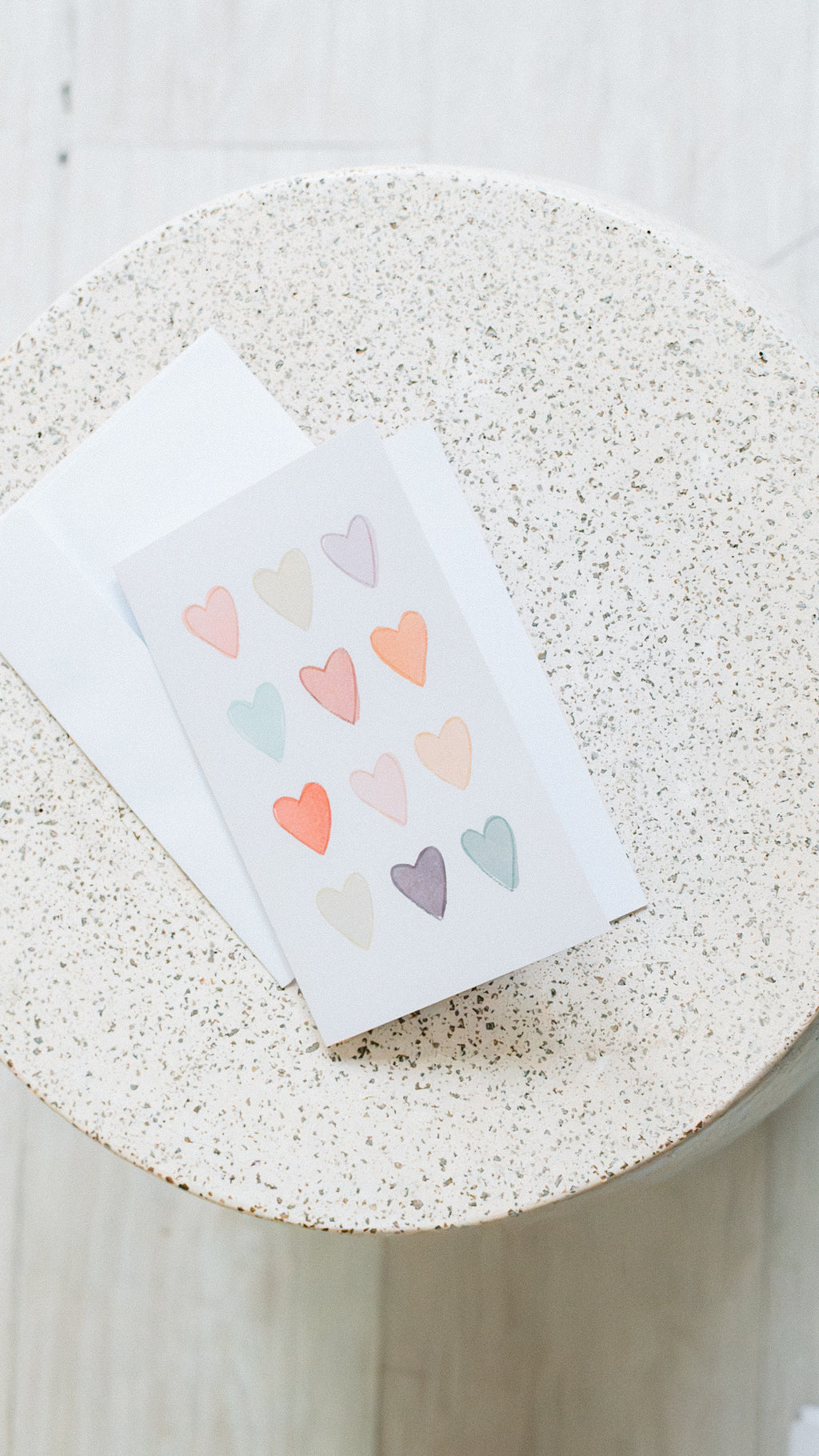 Pastel Hearts Cards
