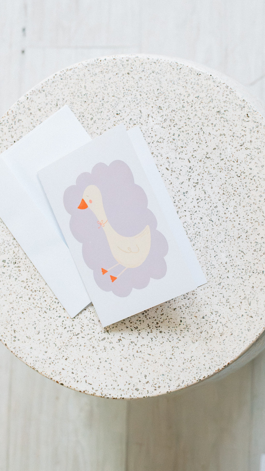 Goose in Lavender Card
