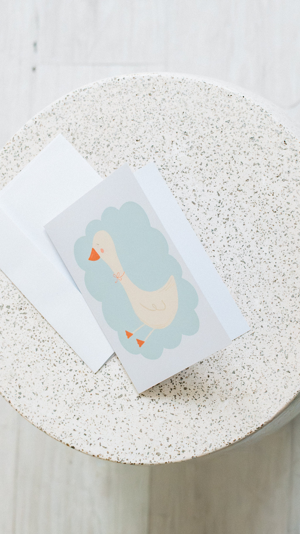 Goose in Aqua Card