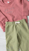 "You Are Magic" Embroidered Kids Crew Neck - Mauve
